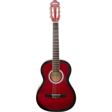 Imagem de Violão Acústico Infantil de Nylon para Destros com Tensor TCG 360 Vermelho Thomaz