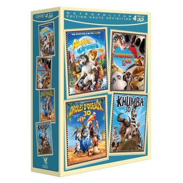 Imagem de Khumba + Drôles d'oiseaux + Animaux & Cie + Alpha & Omega [Blu-ray 3D]