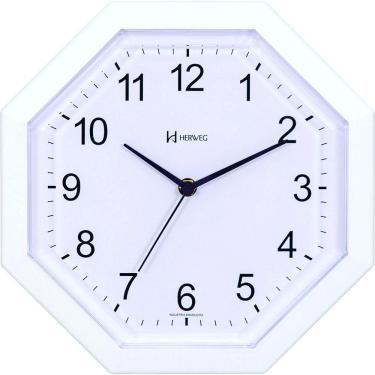 Imagem de Relógio De Parede Herweg 6662 27cm Branco