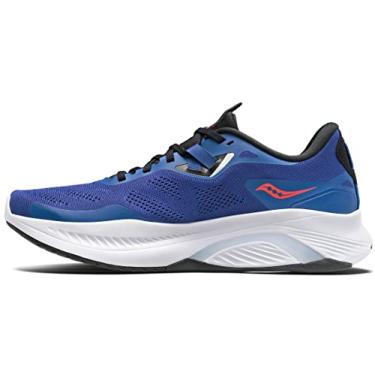 Imagem de Saucony Masculino Guide 15 Tênis de Corrida, Safira/Preto, 10.5