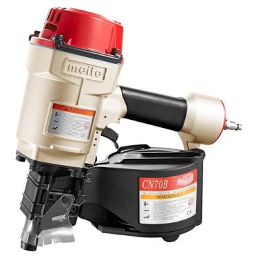 Imagem de meite CN70B Pistola de pregos de bobina, pregador de revestimento de bobina pneumática industrial profissional para paletes, moldura e caixa de madeira - Pregador de bobina de ar compatível com pregos