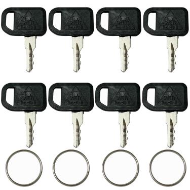 Imagem de BTREEFLO 8 peças de chaves de ignição AM131841 substituição para John Deere 300 400 X400 X700 GT235 GX LX CS CX Gator TS HPX série tratores cortador de grama chave jacaré