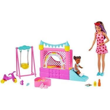 Imagem de Barbie Boneca Skipper Babá Parquinho Diversões Mattel Hhb67
