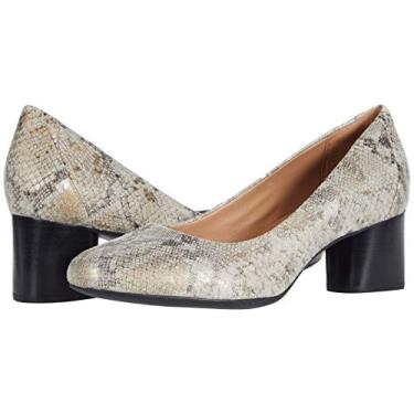 Imagem de Rochie Clarks Un Cosmo Ivory Metallic Snake Leather 8 B (M)
