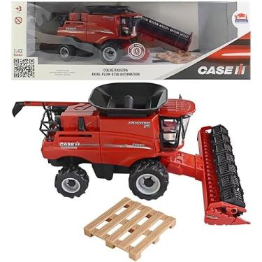 Imagem de Brinquedo Colheitadeira Case Axial-Flow Automation Brinquedo de Fazenda