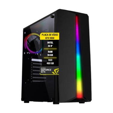 Imagem de Pc Gamer i5 9º GTX 1650 Memória 16Gb SSD 480GB - AMORIM SHOP