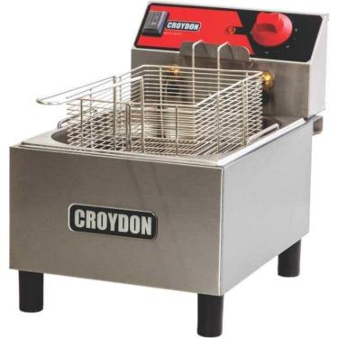 Imagem de Fritadeira Elétrica óleo 4,5 Litros Fc1b Croydon Fritadeira Elétrica 1 Cesto 110v