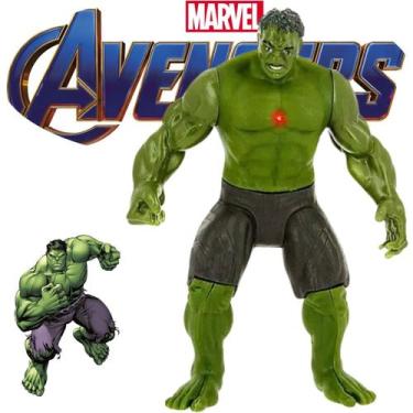 Imagem de Brinquedo Hulk Marvel Original Para Criançada Vingador Médio Ideal Par