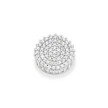 Imagem de Pingente de prata 925 feminino redondo zircônias rommanel 840047, Bran