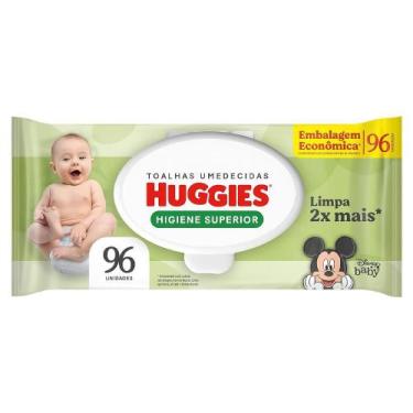 Imagem de Lenço umedecido huggies classic com 96 unidades - KIMBERLY-CLARK
