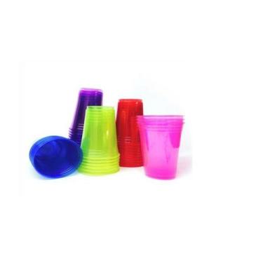Imagem de Kit copos Neon coloridos balada festa 300ml- 300un - ARCÓLOR