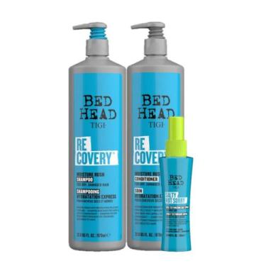 Imagem de Kit TIGI Bed Head Recovery Shampoo Condicionador e Spray (3 produtos)