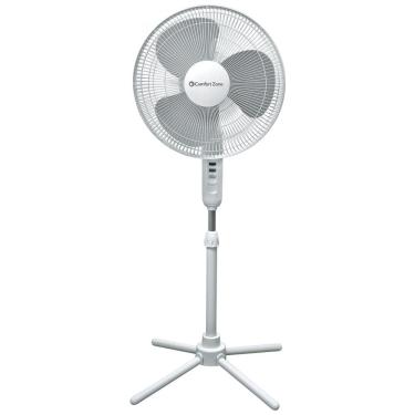 Imagem de Ventilador de Coluna 3 Velocidades Ajustáveis, 110V 47W, COMFORT ZONE CZST161BTE, Branco