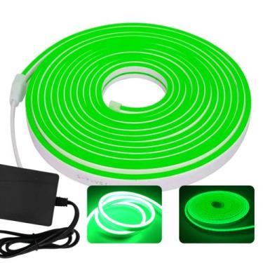 Imagem de Fita De Led Luminoso Letreiro Fachada Comércio Flexível Com Fonte LE22