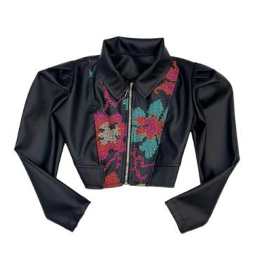 Imagem de Jaqueta Infantil Menina Bordada Lançamento Inverno Modinha - AK FASHIO