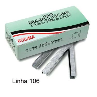 Imagem de Grampo Para Grampeador Rocama 106/8mm 1 Caixa