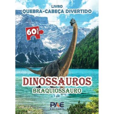 Imagem de Livro Quebra-Cabeça Para Crianças Animais Dinossauros - PAE Editora