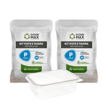 Imagem de Pote Descartável Empilhavel BPA Free C/ Vedação Marmita Fitness Freeze