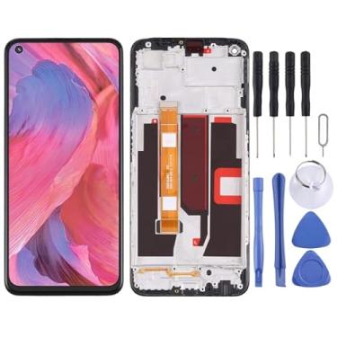 Imagem de Original LCD Screen and Digitizer Full Assembly with Frame for OPPO A74 5G CPH2197 CPH2263