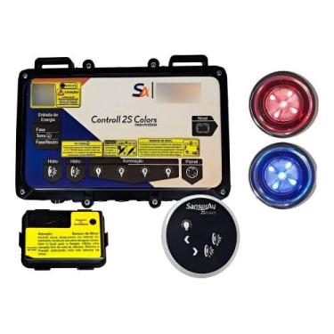 Imagem de Acionador 2x Bomba Hidro + Iluminacao Controll 2s Sanspray