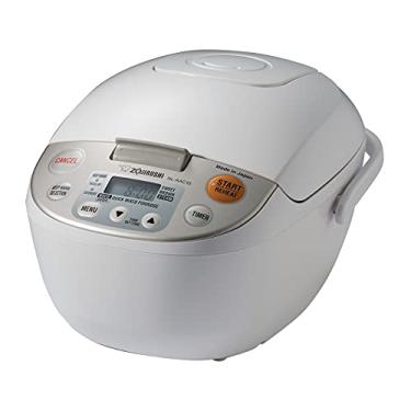 Imagem de Zojirushi NL-AAC10 Micom panela de arroz (não cozido) e aquecedor, 5,5 xícaras/1,0 litro, 1,0 L, bege