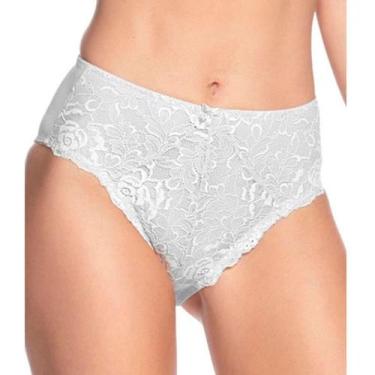 Imagem de Calcinha Cavada com Renda Triumph 24805 Microfibra, Branco, G