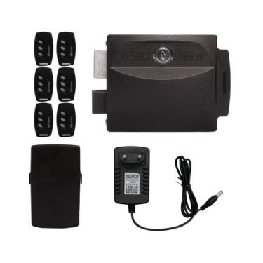 Imagem de Kit 6 controle tx deco 1 receptor duplo 1 fechadura e fonte - IPEC