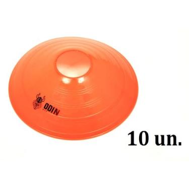 Imagem de Kit 10 Cones Chapéu Chinês Laranja Pack com 10 - Odin Fit