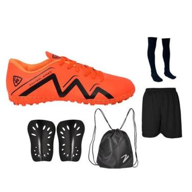 Imagem de Chuteira Society Control Speed Adulto Juvenil Sosaite Sintético Costur