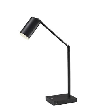 Imagem de Adesso 4274-01 Colby Lâmpada de mesa LED, 15,4-82,5 cm, LED integrado 9W, acabamento em metal pintado em preto, 1 lâmpada de mesa