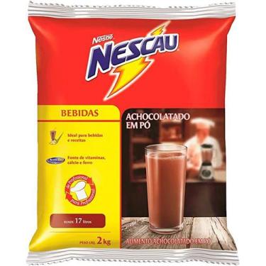 Imagem de Nescau Em Po Nestle Achocolatado Pacotão Com 2kg Econômico - Nestlé