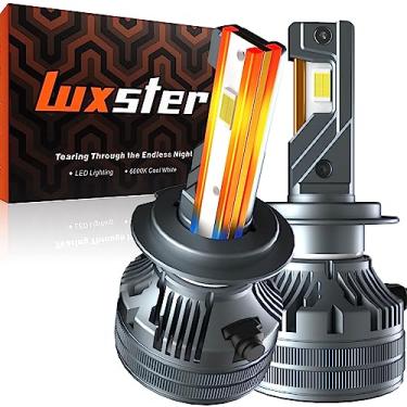 Imagem de LUXSTER | Lâmpadas LED Punisher H7, 40000LM ultra brilhante, tecnologia de resfriamento de tubos de cobre triplo (exclusiva), instalação plug-n-play, branco puro 6000K, impermeável IP68, pacote com 2