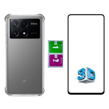 Imagem de Capa Anti Impacto Para Redmi Poco X6 Pro 5g + Pelicula 3d - Mustangsho