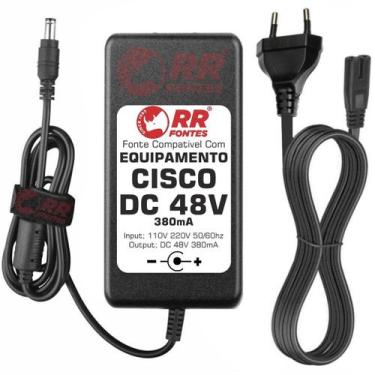 Imagem de Fonte de alimentação 48Vdc para telefone IP Cisco modelo Aironet Acces