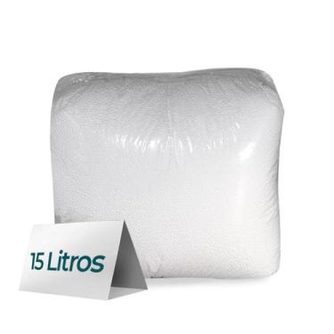 Imagem de Isopor Bolinha (Pérola) Para Artesanato e Enchimento 15 LTS - Isoporta