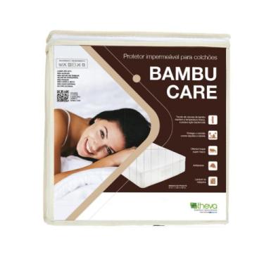 Imagem de Protetor de Colcão Impermeável Bambu - Cama Queen - Theva