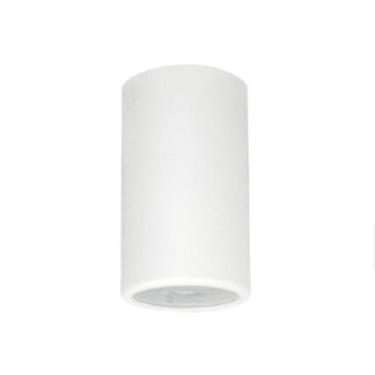 Imagem de Luminária Plafon Redondo Branco Sobrepor 1 Lamp. - Aatop