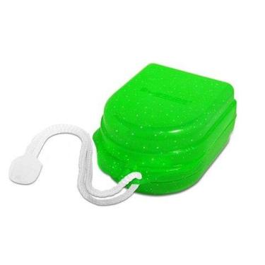 Imagem de Caixinha para Aparelho com * GLITTER * Lysanda 1 unidade, verde com gl