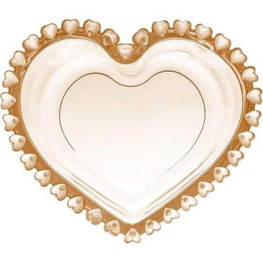 Imagem de Bowl de Cristal Âmbar Metalizado Coração 1745 - Lyor - LYOR, WOLFF, RO