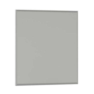 Imagem de Espelheira de Banheiro Branco em Madeira 80x85 cm Bisote Cozimax