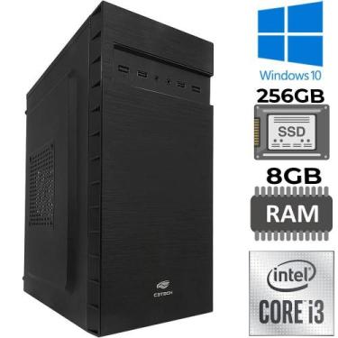 Imagem de Computador Core I3-2100- Ssd 256Gb- Memória 8Gb- Gab Mt32Bk - Sobralte