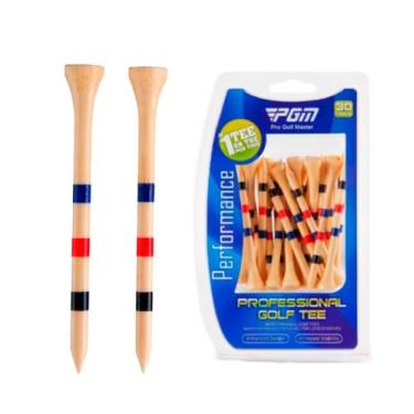 Imagem de  Tee de Madeira para Golfe Profissional 83mm PGM 30 Unids