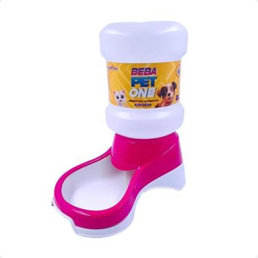 Imagem de Bebedouro Automático Beba Pet One Rosa Galão - 2 Litros - Mypetone