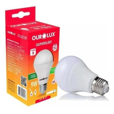 Imagem de Lâmpada Led Bulbo 9W E27 6500W Bivolt - OUROLUX