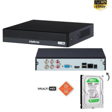 Imagem de Dvr Multi Hd 4Ch Mhdx 1004-C Intelbras C/ Hd 500GB