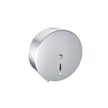 Imagem de Dispenser Redondo Banheiro Para Papel Higienico Aço Inox 25cm Frigopro