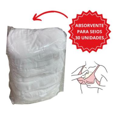 Imagem de Absorvente Para Seios Com 30 Unidades Macio Suave - HIG PRO