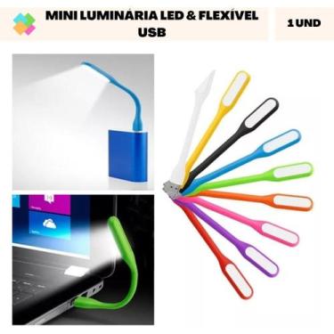 Imagem de Mini Luminária Flexível USB - YA Accessories, Sortido