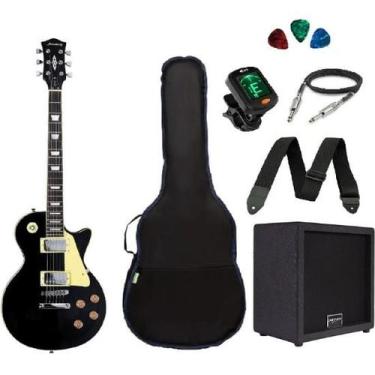 Imagem de Kit Guitarra Strinberg Les Paul LPS230 + Amplificador + Afinador Digit