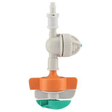 Imagem de Encaixe Giratório de Micro Gotejamento, 5 Peças, Bico Antiácido Abs, Montagem para Estufas, Berçário, Produtos Químicos Com Limpeza